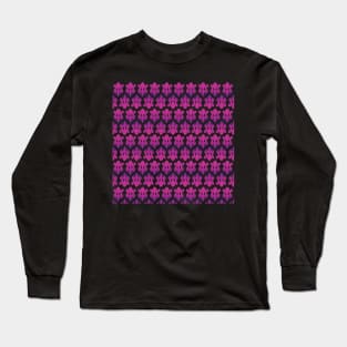 Pink Elephants Pattern Long Sleeve T-Shirt